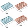 Spherical Ice Cube Tray with Lid for Ice Hockey - Makes 33 Cubes