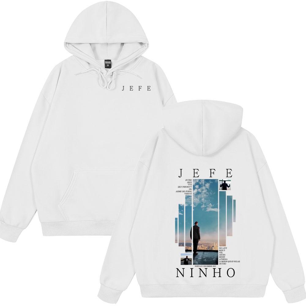

Hot Sale Hoodies Ninho Jefe Graphic Tops Male Fashion Oversized Streetwear Men Women Hip Hop Pop Music Wear Male Casual Clothing 3XL
