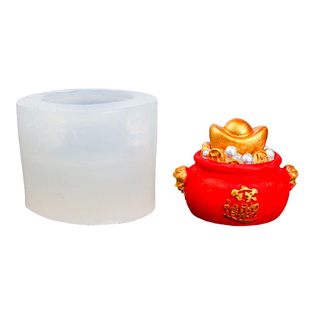Delicate Candle Mould Silicone Mould Candle Making Reused Candle Cute Epoxy Mould Castings Molds Silicone Mould