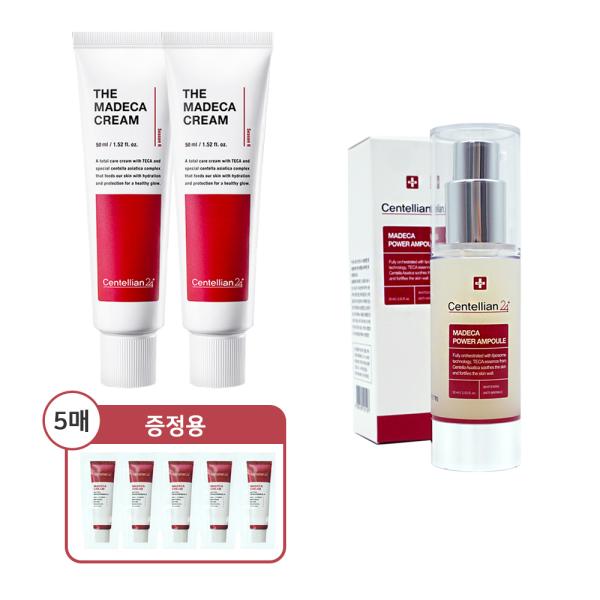 

Dongkook Pharmaceutical The Madeca Cream 50ml x 2 + Power Ampoule 30ml + Season 5 Cream 1ml x 5 sheets