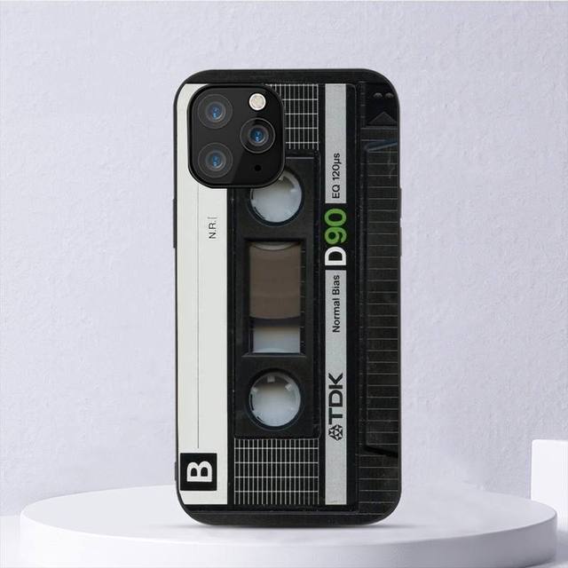 

Чехол для телефона с кассетной лентой для Iphone 11 12 Mini 13 14 Pro Xs Max X 8 7 6s Plus 5 Se Xr Shell iphoneX