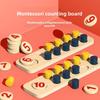 Digit Wooden Ten Computing Board Learning Toy Kids Mathematics Development Brain