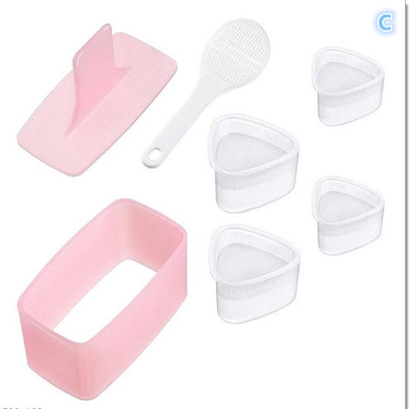 

Sushi Mould Triangular Plastic Sushi Rice Ball Maker Mould Onigiri Mold Set Kitchen Gadgets Stuff Transparent Bento Accessories