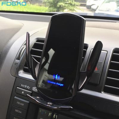 Schnelles Laden 15w kabelloses Autoladegerät Automatische Klemmhalterung für Telefonhalter für iPhone 14 13 12 11 Xs Xr X 8 7 Samsung S22 S21