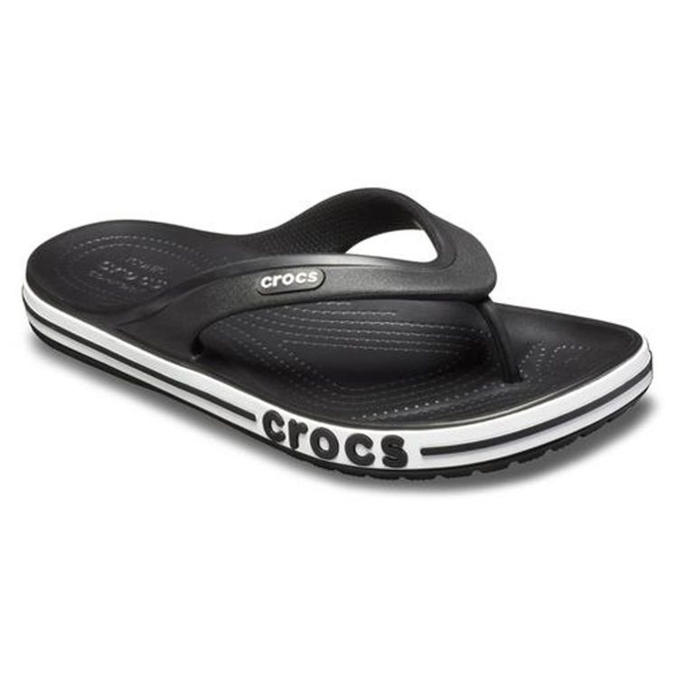 Crocs Crocband Bayar Non-Slip Flip-Flops Unisex Footwear Black 205393-066