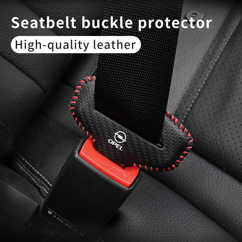 Car Accessories Seat Belt Buckle Anti-scratch Protector Cover For Opel Corsa Astra Insignia Vectra Zafira Meriva Mokka Grandland