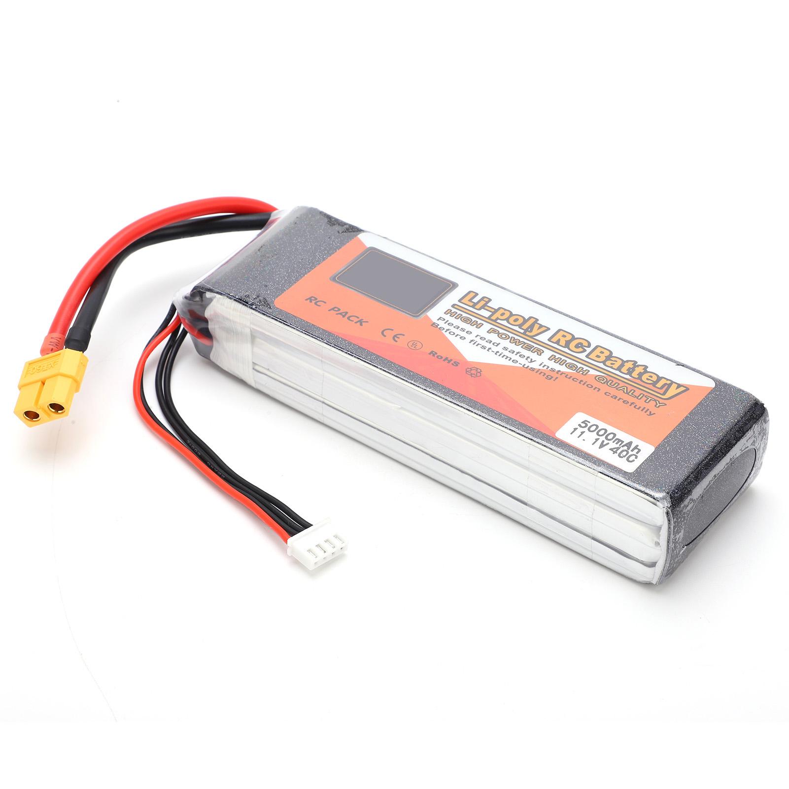 

Акумулятор LiPo 11.1V 5000mAh 40C Роз єм XT60 Акумулятор 3S для RC гоночного дрона