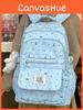 Youth Student Backpack Featuring Heart Shaped Straps And Lightweight Material For Girls