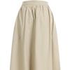 Shop   Women Cargo Shirring Banding Long Skirt Black Stj Wsk 12116