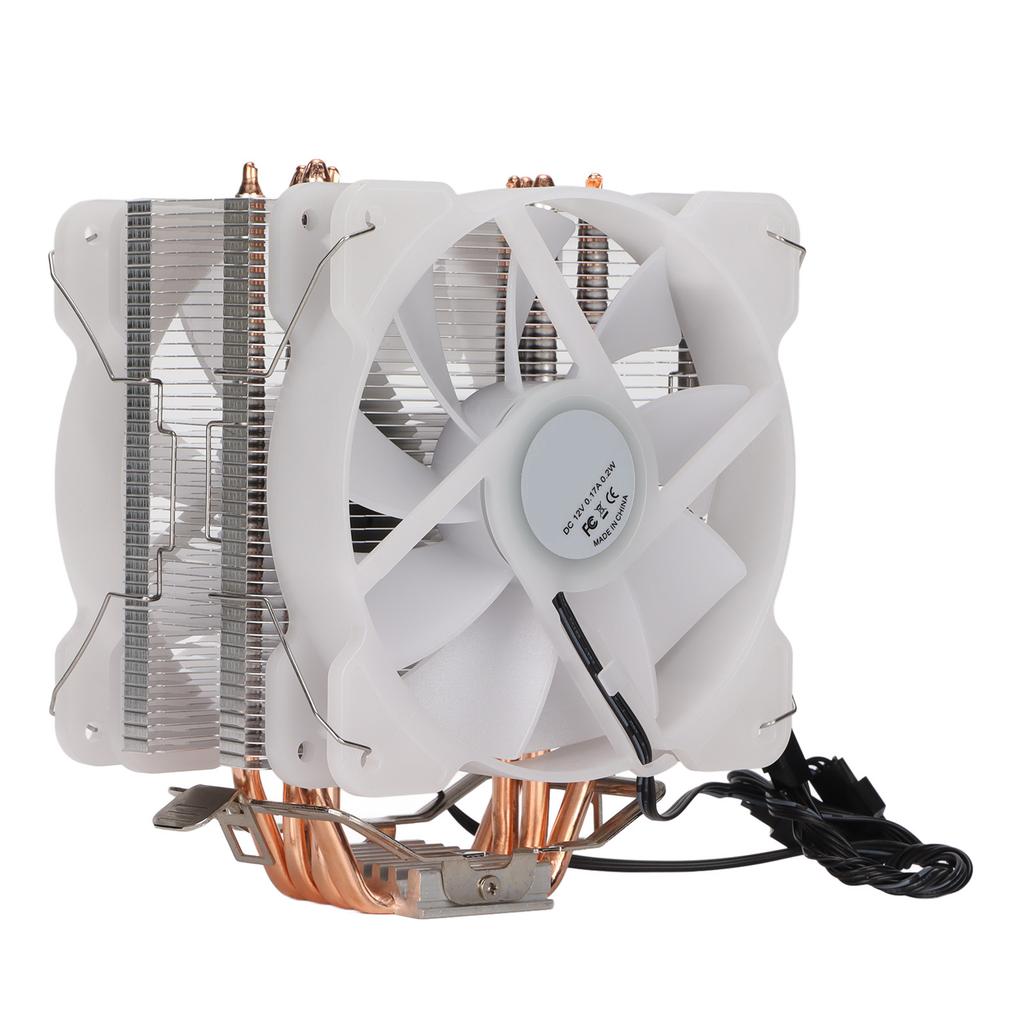 CPU-Kühler RGB Schnelle Effiziente Kühlung Lüfter Computer Wärmeableitung Ausrüstung für Intel für AMDDual