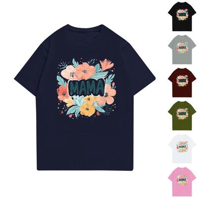 Camiseta infantil estampada gola redonda manga curta