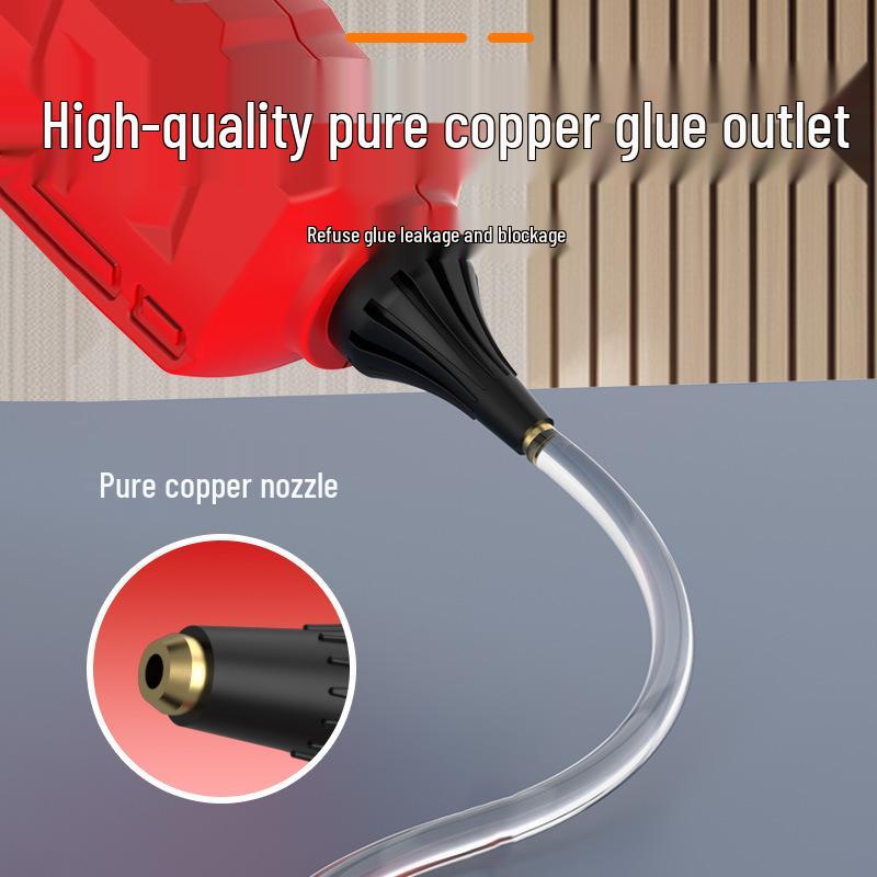 Wireless Rechargeable Hot Melt Glue Gun for Kids' Crafts & Household Use