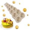 3D Bead Pearl Large Small Silicone Mold Half-Ball Cake Mold Candy Chocolate Mould Baking Molds