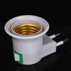 LED EU Plug Wall Lamp Light Base Light Socket Screw Converter Socket Adapter Bulb Base Lamp Holder
