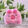 Sweet Plush Capybara Doll Cute Design In Brown And Pink Soft Fur Perfect For Keychains