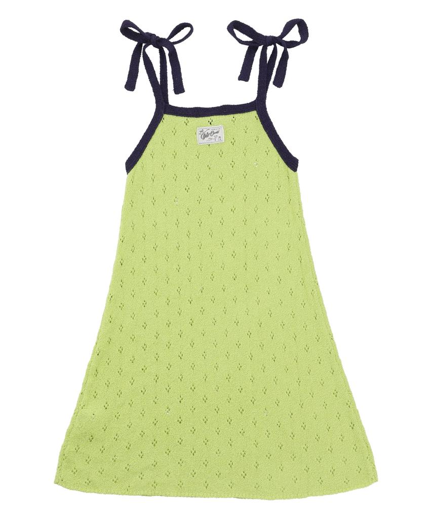 Deliscent Vacation Knit Dress [Yellow Green]