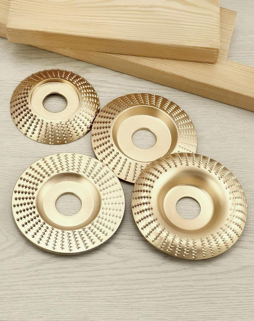 4x Woodworking Cutter Grinding Disc 100mm 22.2mm Abrasive Cutter Rasp