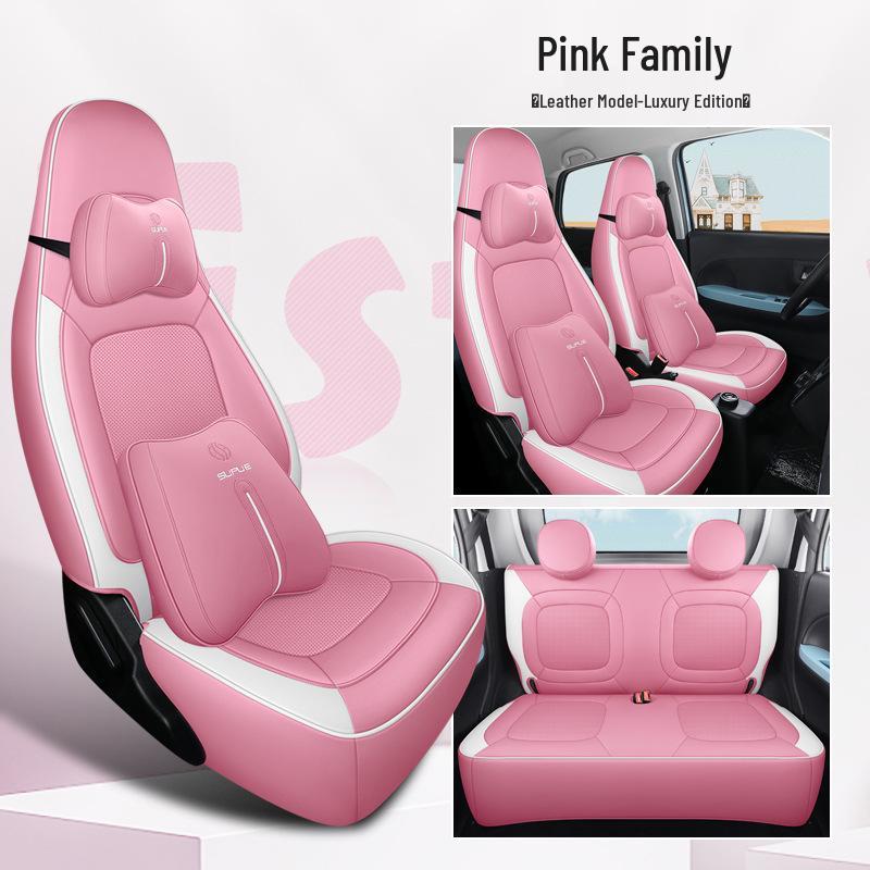 DJGY Lingbao BOX Leather Sports Seat Cushion: Stylish, All-Season Car Seat Cover