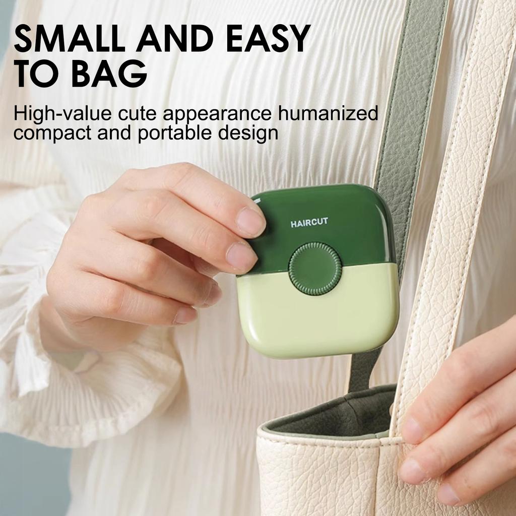 2 In 1 Baby Hair Cut Hairdressing Comb Women Girls Broken Hair Bangs Trimmer Manual Portable Children's Hair Clipper