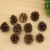 1-15CM Natural Pine Cone Christmas Ornaments: Creative Photo Props & Dried Floral Décor Pendants