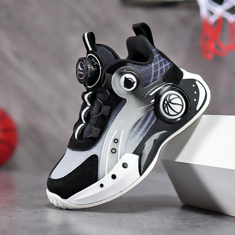 New Boys Spring Spring Autumn Children's Mesh Breathable Medium Older Boys Soft Sole Slow Shock Trend Running Sneakers