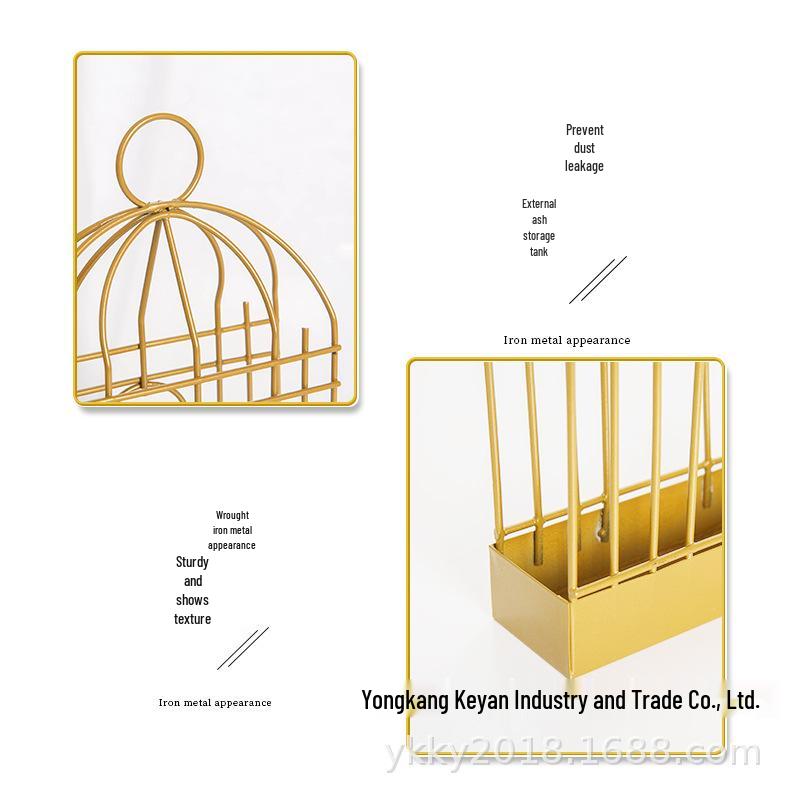 

Triangular Wrought Iron Birdcage Mosquito Coil and Incense Holder - Simple Hanging Design 1 Piece (Boxed)