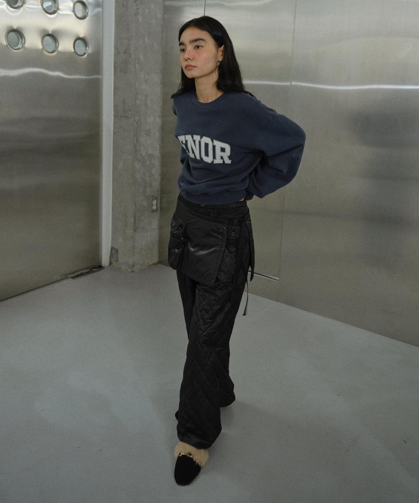 EN OR [Core] Quilted Banding Pants - Black
