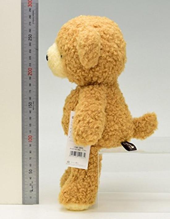 Doshin Original Made In Japan Fluffy Bear M Plush Toy Height 29cm Brown