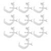 Stage Light Clamp Safe Large Load Bearing Cast Aluminum Stage Lamp Hook Kit for Moving Head Light 10pcs