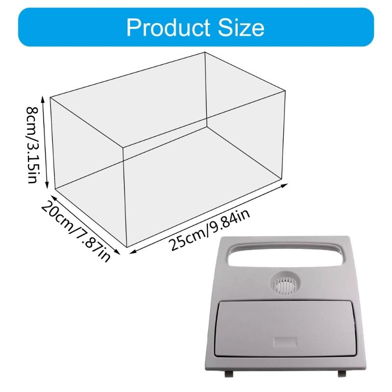 Upgrades Dome Light Eyewear Storage Lid Precisions Overhead Console Sunglasses Box Cover Simple Installation for Vehicles 
