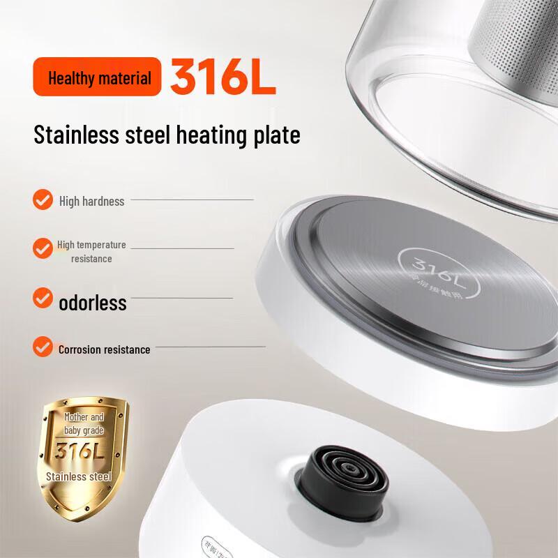 Wielofunkcyjny czajnik do herbaty i zdrowia Xiaomi S1 1,5L wtyczka CN (adapter w zestawie)