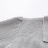 Men's Heavyweight Collared Knit Sweater Business Casual Warm Pullover Top