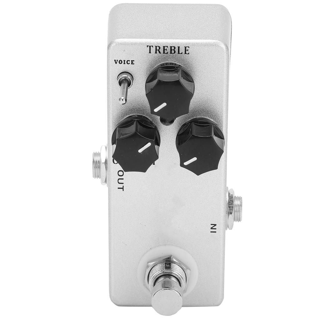 Overdrive-Effekt 2 Sprachmodi Höhenausgangsverstärkungsregler Effekte E-Gitarrenzubehör