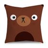 Cute Panda Cushion Cover cartoon Animal Short velvet Pillowcase For Living Room Car Sofa Chair Decorative Pillow covers 45*45cm