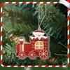 Window Decorations Holiday Gifts Health And Environmental Protection Household Products Christmas Ornaments Vivid Small Train