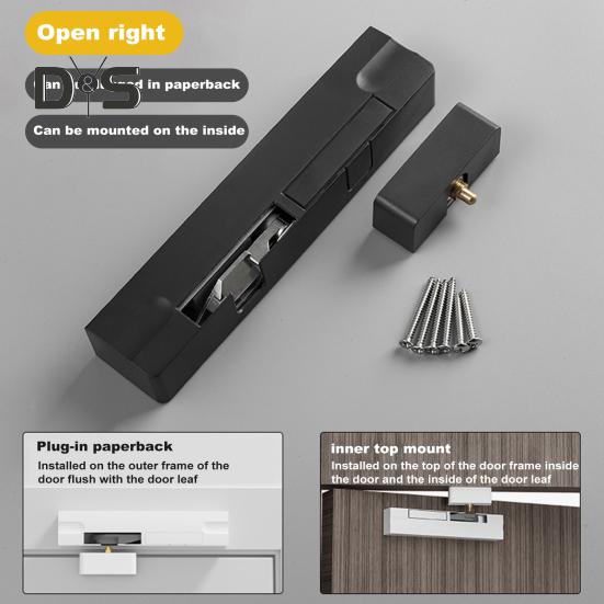 Automatyczny samozamykacz do drzwi bramowych W pełni regulowany Mocny, nośny, uniwersalny, prosty montaż Akcesoria do samozamykaczy do drzwi