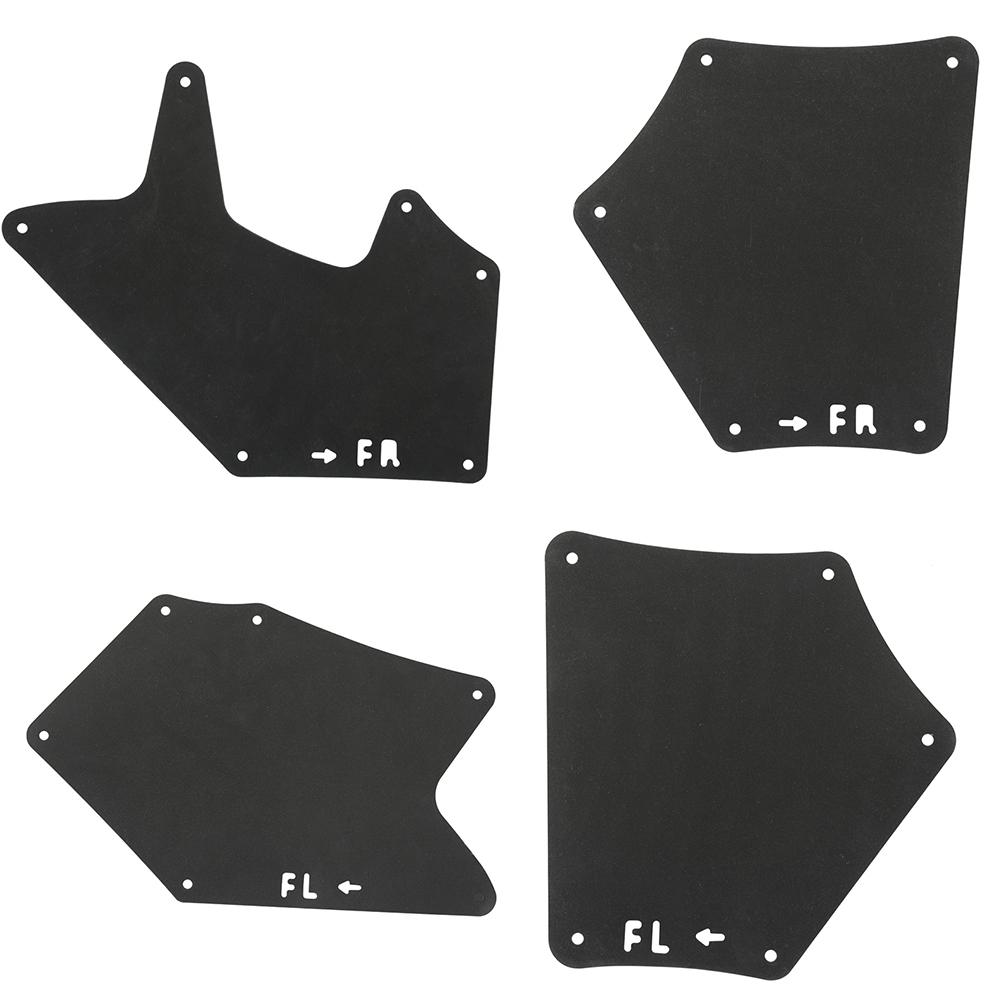 Rubber Splash Guards Mud Flaps Front Left Right Fender Liner Shield Seals Guards for Toyota Tundra 2014-2021 Sequoia 2008-2022