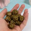 10Pcs 12 Sided Polyhedral Acrylic Table Game Dice d12 Dice for Math Dice Games Acrylic Dices Kit For Party