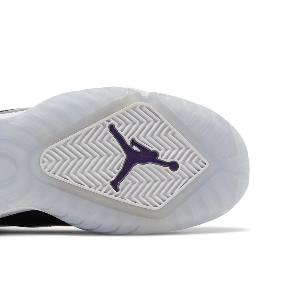 Air Jordan B'Loyal Grade School 'White Court Purple' (Unisex) White / Court Purple / Black Kids' Basketball Shoes CK1425 115