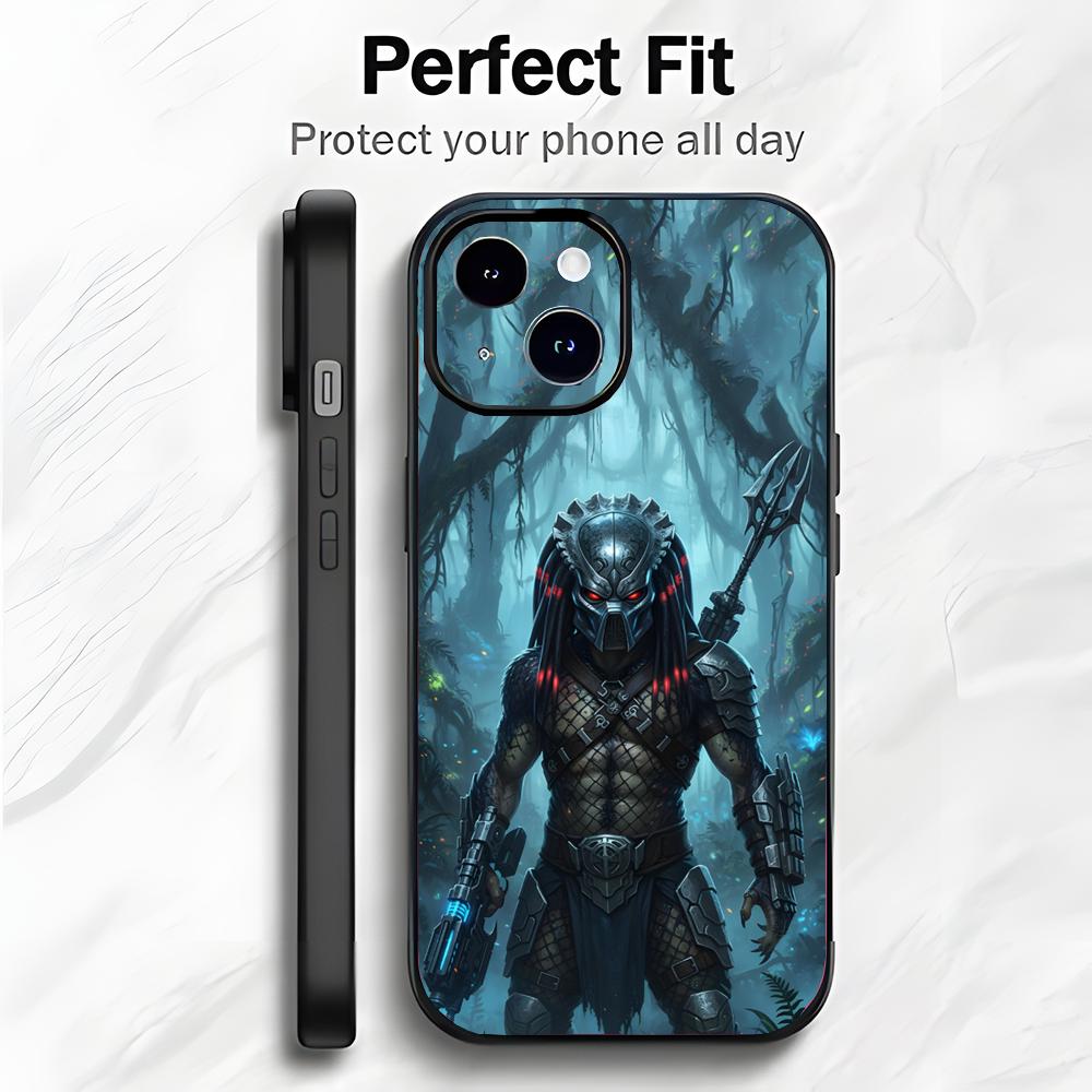 Scary Alien Movie P-Predator Phone Case Phone Case Soft Packaging Lightweight For iPhone17 16 15 14 13ProMax