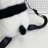 Cartoon Panda Plush Large Capacity Multi Purpose Backpack Student Children Comfort Schoolbag