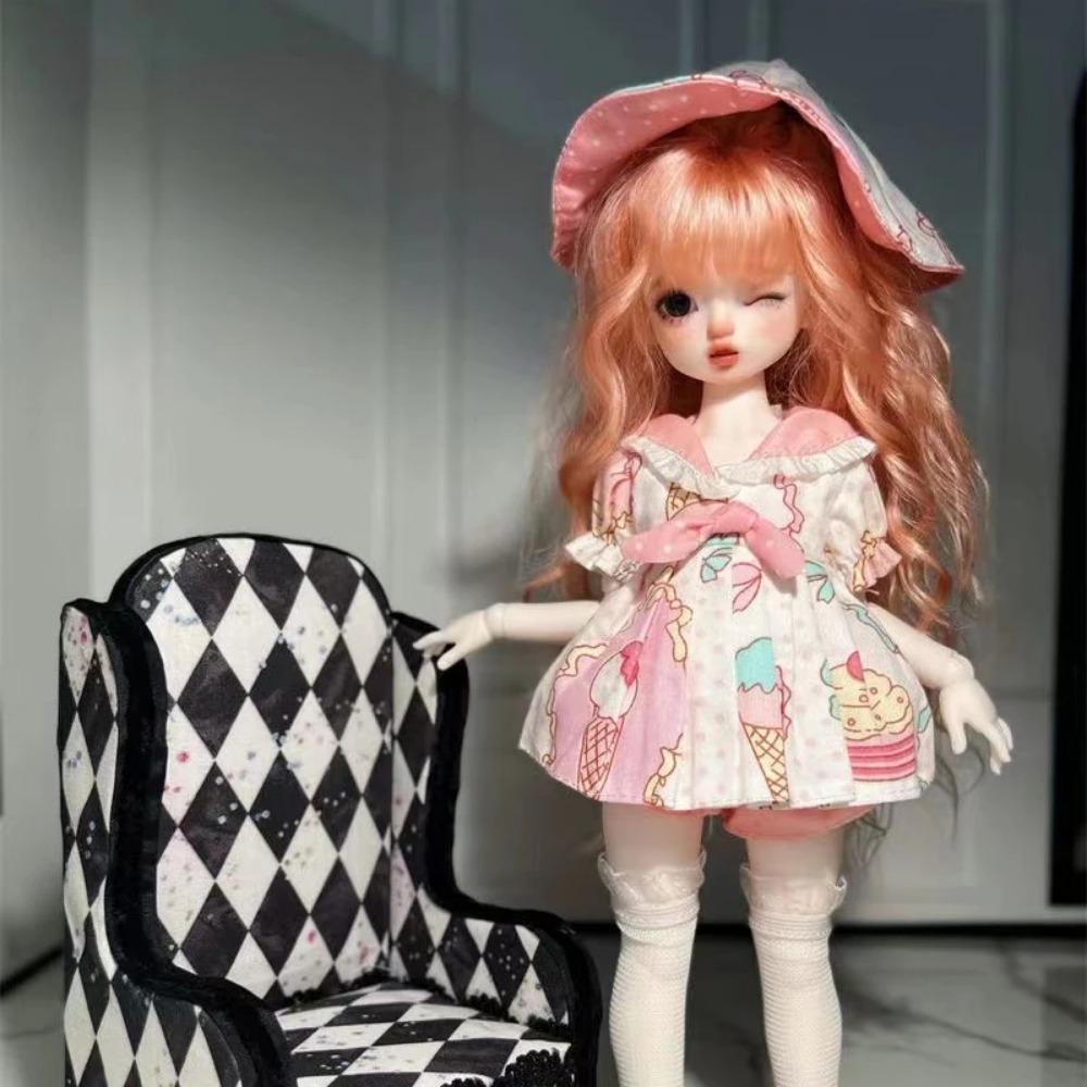 

Модная Милая Повседневная Одежда для Куклы 30 см 1/6 BJD Набор Наряда для Куклы Платье Принцессы Игрушка для Девочки Подарок Аксессуары для Куклы Праздничный Подарок