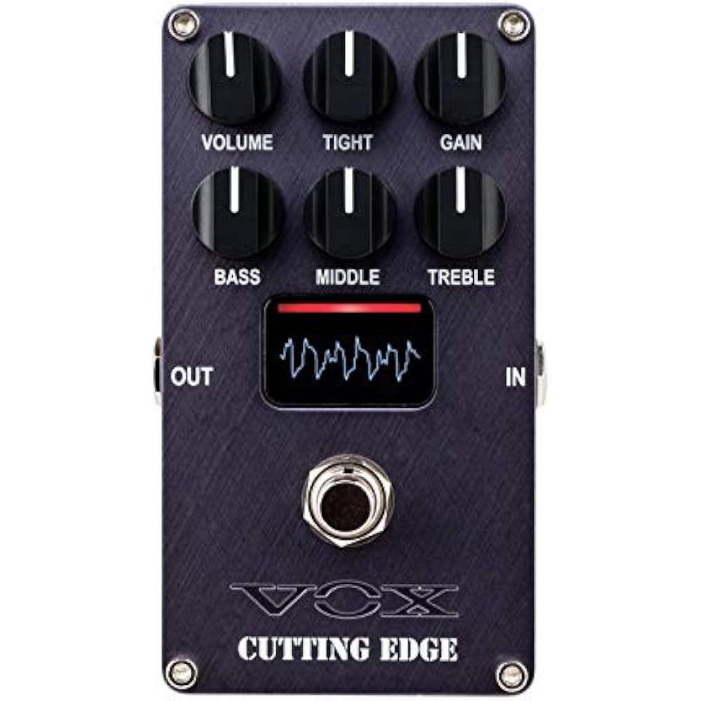 

VOX Electric Guitar Compact Effector CUTTING EDGE VE-CE Cutting Edge Vacuum Tube with Nutube High...