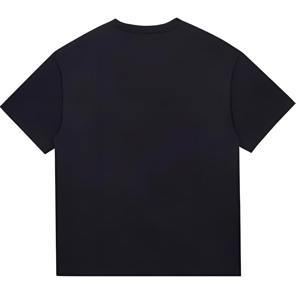 New Era FW24 Basic Series Solid Color Round Neck Short Sleeve T-Shirt Unisex Tops Black 14455382