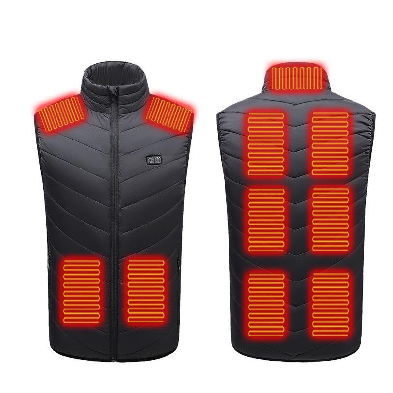 Unisex Smart Electric Heating Vest - Full Body, Constant Temperature