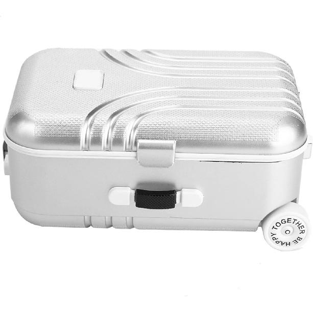 Doll Accessories Carry On Suitcase for Doll Suitcase Luggage Mini Travel Suitcase for 18 Inch Girl Doll Travel Gear Mini Trolley Case Doll Carrier
