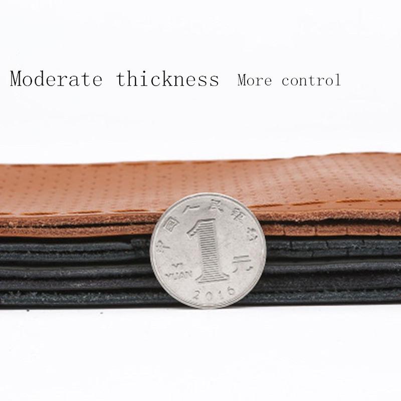 Hand-Stitched 38CM Car Universal Leather Steering Wheel Covers soft Leather braid on the steering wheel of With Needle