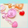Adorable Original Cartoon Cream Bear Keychain Acrylic Keyring Cute Gift Accessory