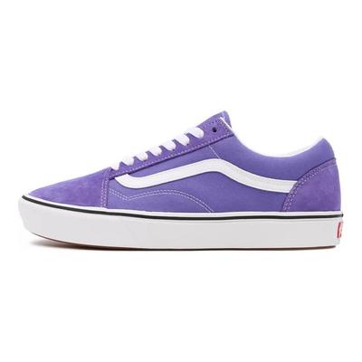 Old Skool Basics Comfycush Casual Low Top Skate Shoes Unisex Sneakers Purple White VN0A5DYCB1P