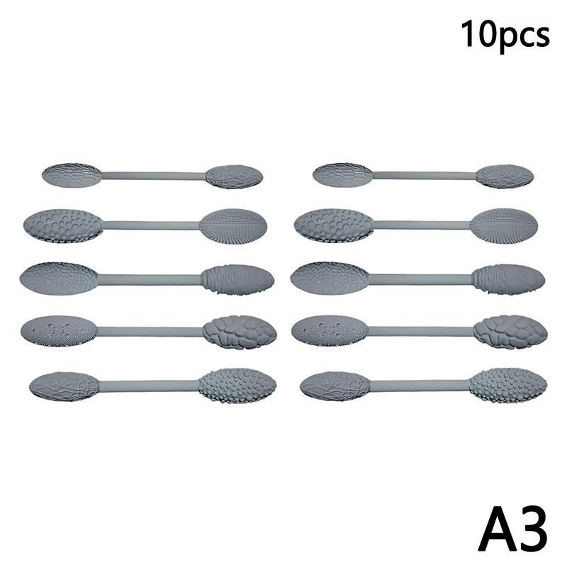 Texture Tool Sets For Clay Art Clay Modeling Pattern Rollers Kit Texture Rolling Emboss Plaids Hand Rollers For DIY Crafts